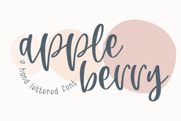 Appleberry: A Sweet Handwritten Font for Brand Identity