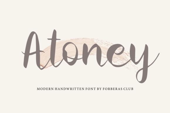 Atoney: The Elegant Script Font for Campaigns