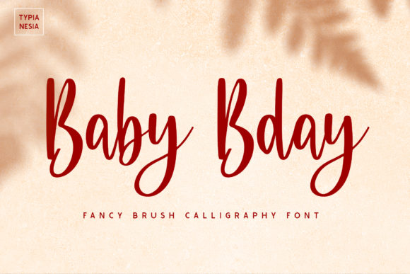 Baby Bday: A Delicate Script Font for Editorial Design