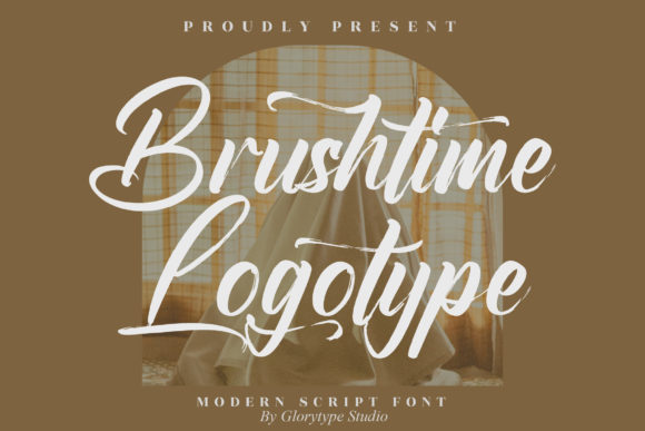 Brushtime Logotype: A Premium Script Font for Campaigns