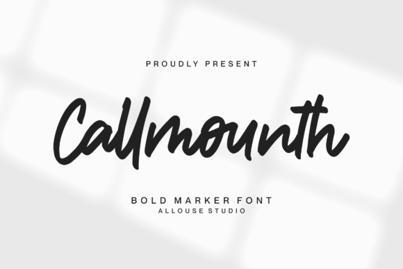 Callmounth: A Charming Script Font for Brand Identity