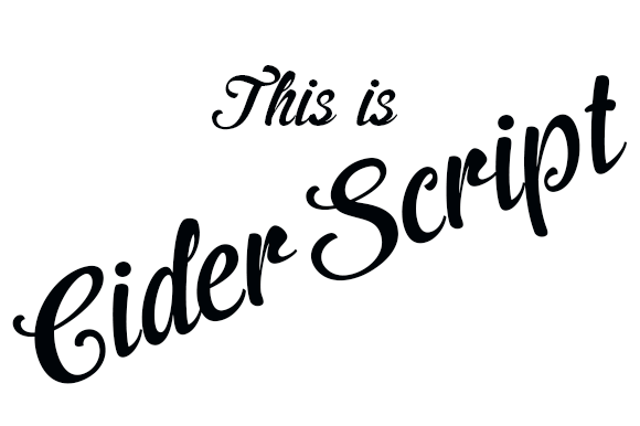 Cider: A Beautiful Script Font for Your Brand
