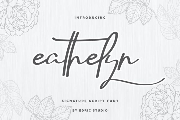 Eathelyn: A Radiant Script Font for Web Design