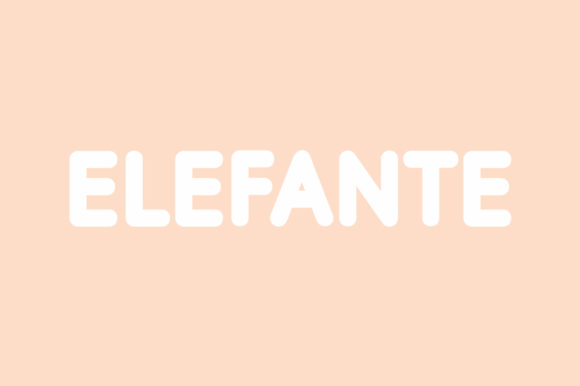 Elefante: A Bold Handwritten Font for Branding