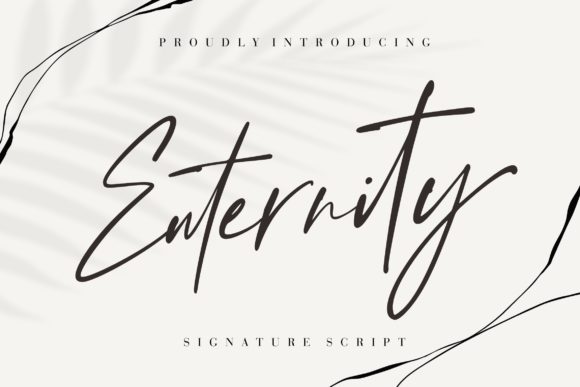Enternity: A Luxury Script Font for Brand Identity