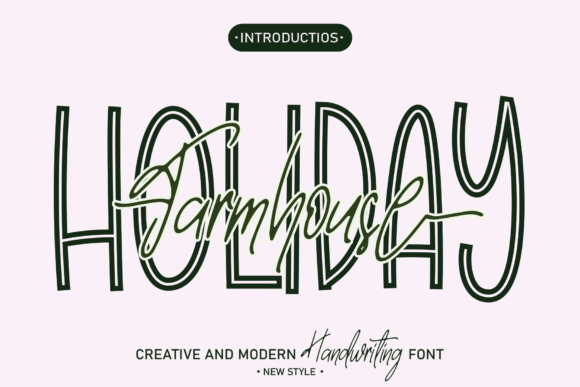 Farmhouse Holiday: A Festive Font for Your Brand