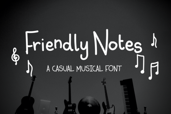 Friendly Notes: A Handwritten Font for Warm Branding
