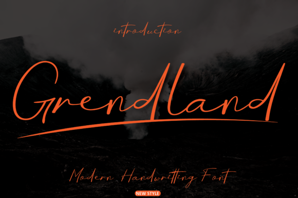 Grendland: A Playful Script Font for Crafters