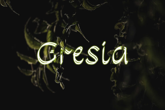 Gresia: A Handwritten Font for Digital Branding