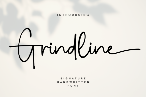 Grindline: A Playful Script Font for Brand Identity