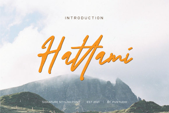 Hattami: A Delicate Script Font for Crafters