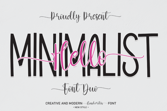 Hello Minimalist: A Chic Script Font for Branding