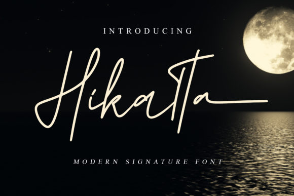 Hikatta: A Luxury Handwritten Font for Your Brand