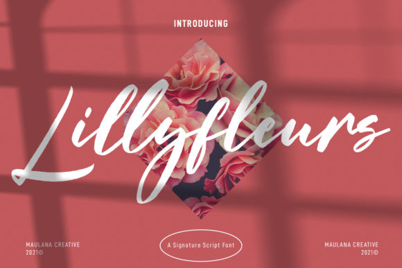 Lillyfleurs Signature: A Timeless Handwritten Font for Brands