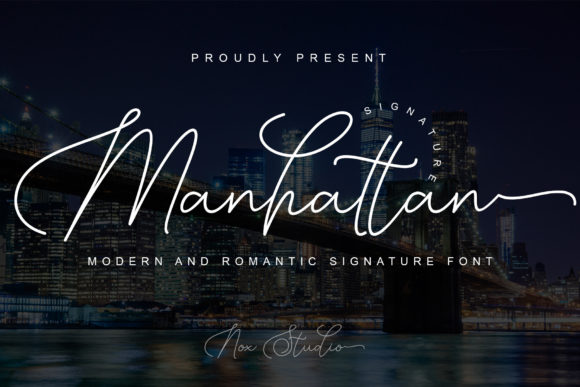 Manhattan Signature: The Ultimate Script Font for Marketers