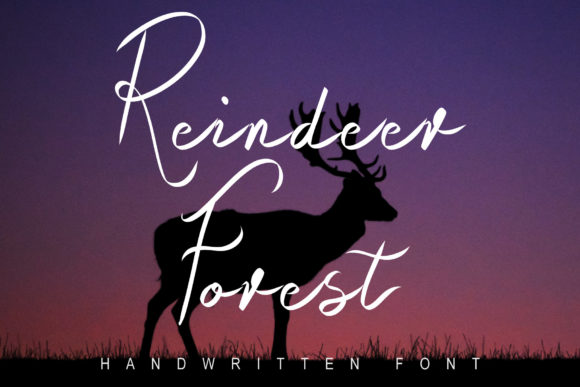 Raindeer Forest: A Luxury Handwritten Font for Web Design