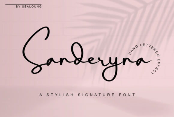 Sanderyna: A Handwritten Font for Modern Web Design