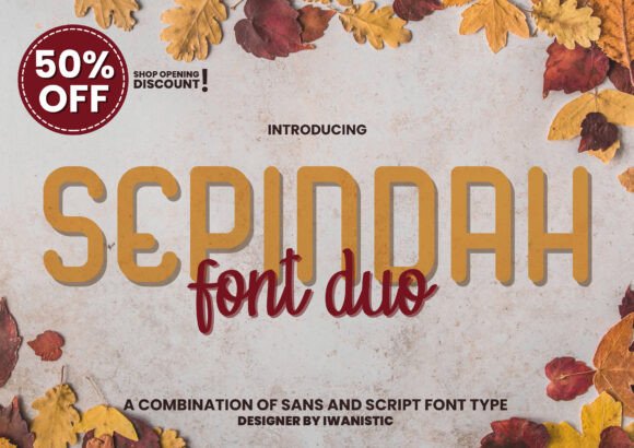 Sepindah Duo: A Chic Script Font for Editorial Design