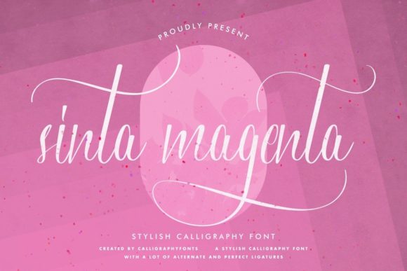 Sinta Magenta: A Graceful Script Font for Campaigns