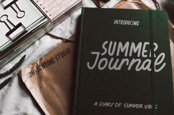 Summer Journal: A Versatile Font for Modern Marketing