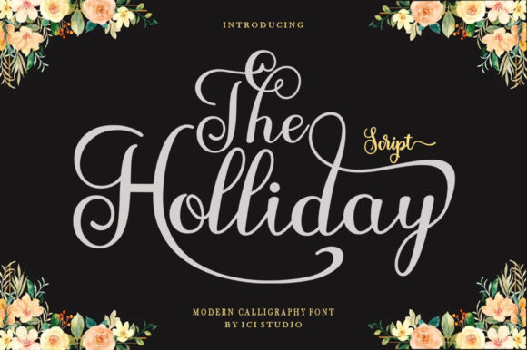 The Holliday: A Handwritten Font for Editorial Elegance