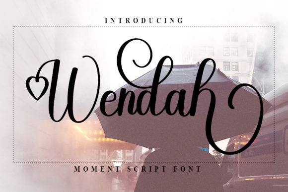 Wendah: A Refined Script Font for Modern Web Design